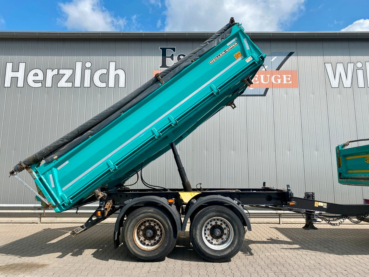 Tippsläp Meiller MZDA 18/23 | Bordmatik*Liftachse*Rollplane*BPW