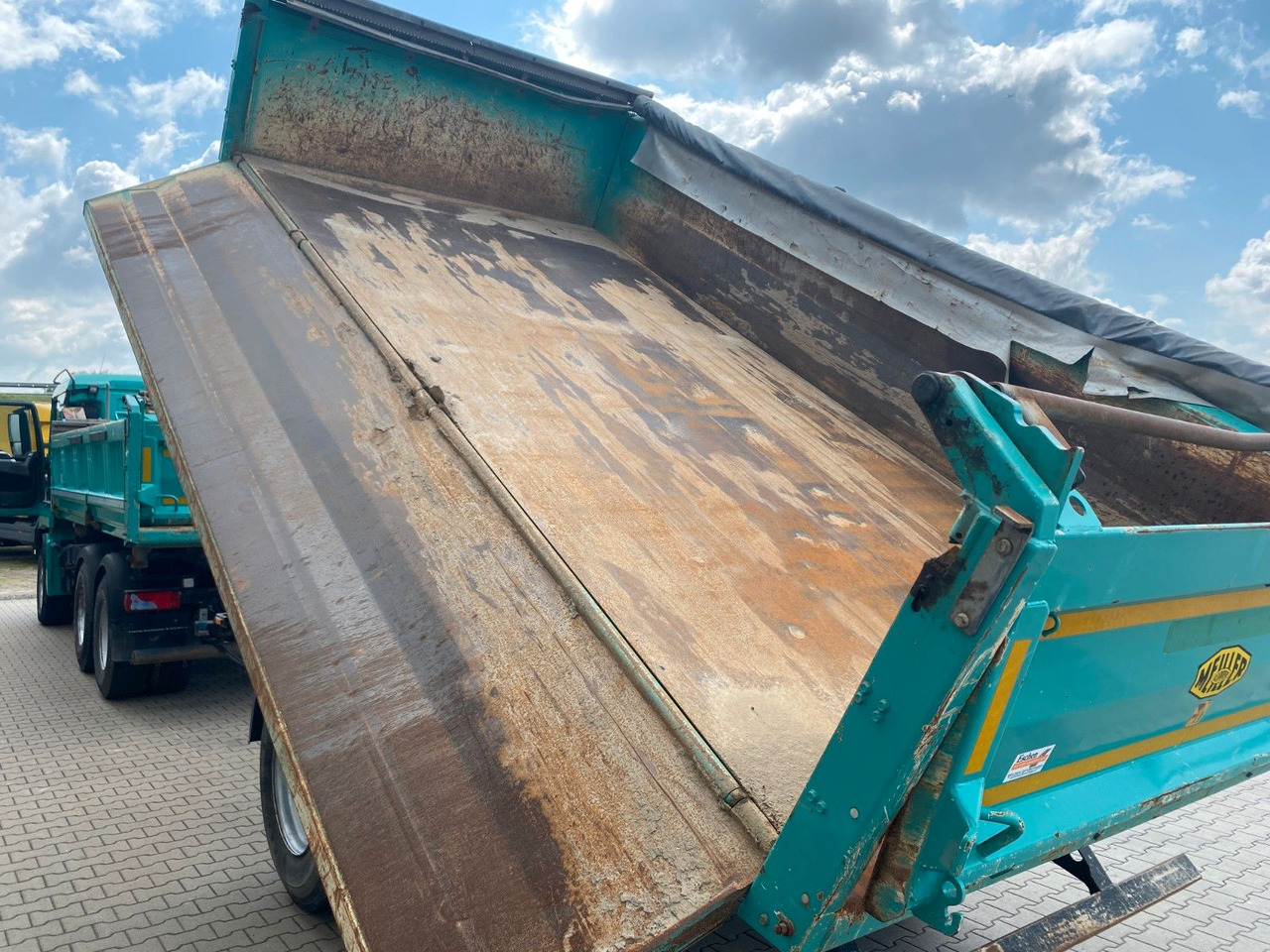 Tippsläp Meiller MZDA 18/23 | Bordmatik*Liftachse*Rollplane*BPW