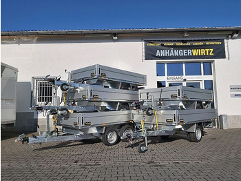  Wm Meyer - HLNK 1523/141 1500kg Metallboden Aluwände - Tippsläp