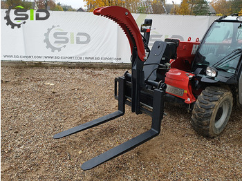 SID Wood grapple for pallet forks ISO 2 ISO 3 / Holzgreifer für Palletengabel - Gripklo