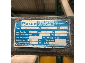 Tillbehör för Materialhanteringsutrustning Kaup Fork positoner with sideshift: bild 1