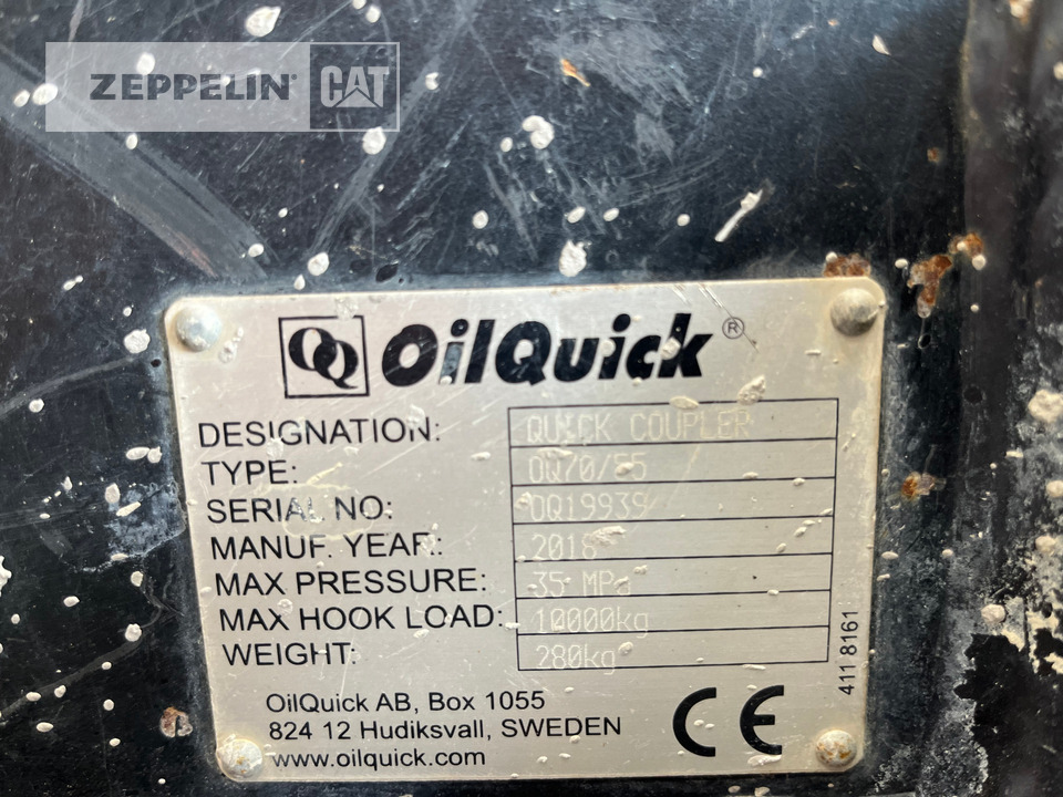 Redskapsfäste för Byggmaskiner Oilquick Deutschland GmbH SWH OQ70/55 /316F: bild 2