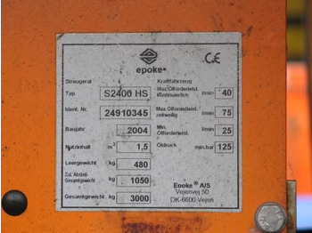 Sand-/ Saltspridare för Utility/ Specialfordon S 2400 Streuer: bild 4