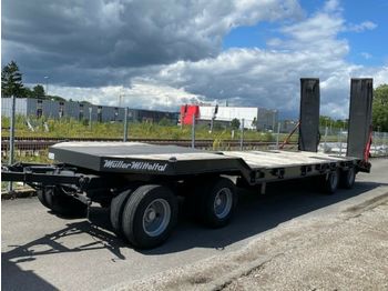 Låg lastare trailer Müller-Mitteltal Müller-Mitteltal T40 Tieflader Hydraulikrampe