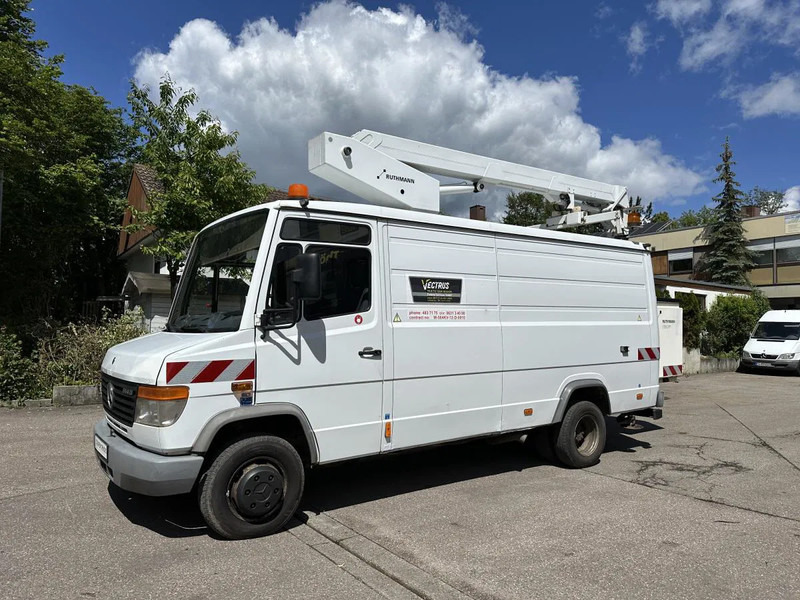 Transportbil Mercedes-Benz Vario 614 D-KA RUTHMANN K130 Hubsteiger 13 m TÜV neu