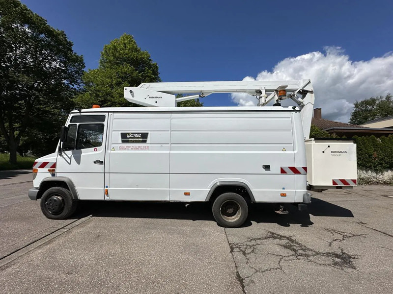Transportbil Mercedes-Benz Vario 614 D-KA RUTHMANN K130 Hubsteiger 13 m TÜV neu