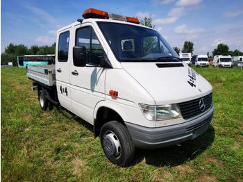 Transportbil med flak MERCEDES-BENZ 412 D DOKA