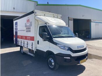 Transportbil med kapell Iveco Daily 50C17 50C17 schuifzeil laadbak