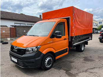 Transportbil med kapell MAN TGE 5.180 Plane*Euro 6D* !3.5 / 5 Tonner!*Klima
