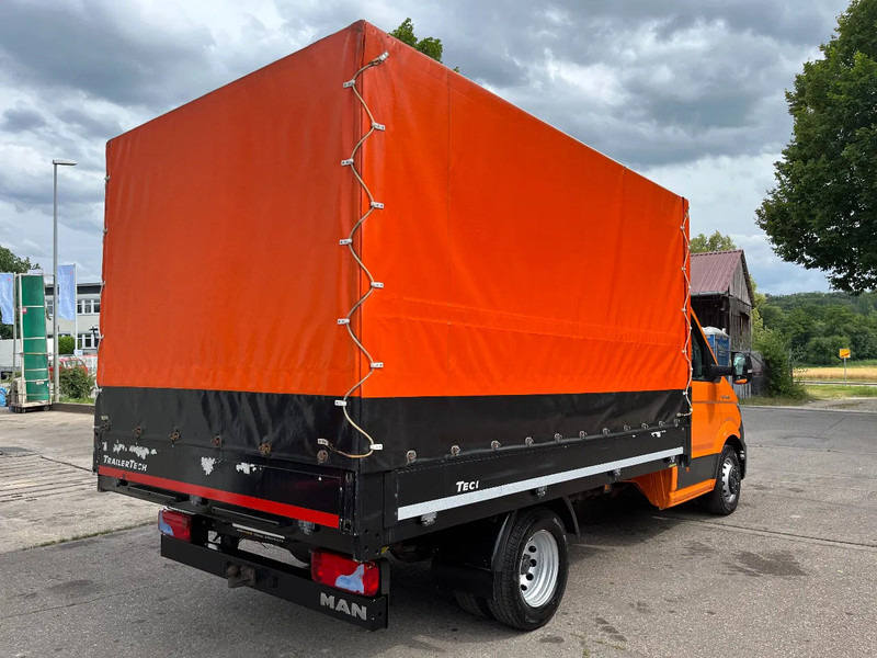 Transportbil med kapell MAN TGE 5.180 Plane*Euro 6D* !3.5 / 5 Tonner!*Klima