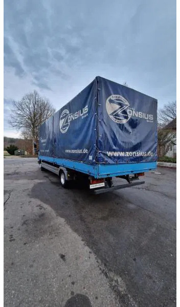 Transportbil med kapell Mercedes-Benz blatt 7m Pritsche E5 Klima Schalter