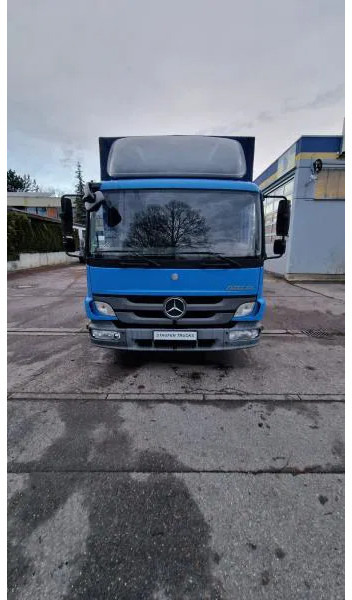 Transportbil med kapell Mercedes-Benz blatt 7m Pritsche E5 Klima Schalter