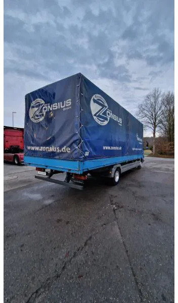 Transportbil med kapell Mercedes-Benz blatt 7m Pritsche E5 Klima Schalter