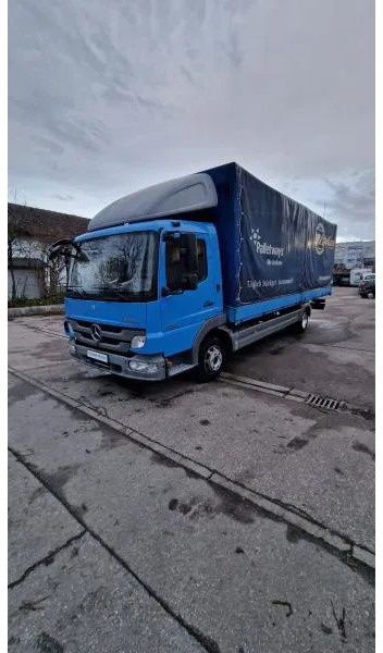 Transportbil med kapell Mercedes-Benz blatt 7m Pritsche E5 Klima Schalter