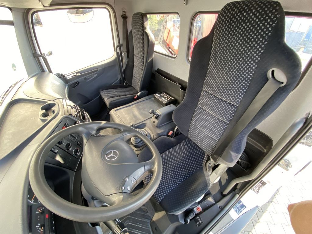 Transportbil med tippflak Mercedes-Benz 818 Atego | Fassi F65*MEILLER*PKW-AHK*1.Hand