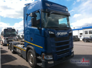 Containerbil/ Växelflak lastbil SCANIA S 450