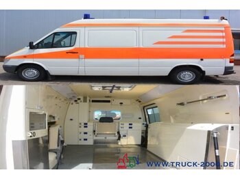 Mercedes-Benz 313 Strobel Kranken- Rettungswagen Rampe + Winde - ambulans