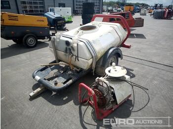  Brendon Bowsers Single Axle Plastic Water Bowser, Yanmar Pressure Washer (Spares) - Högtryckstvätt