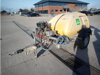  Western Single Axle Plastic Water Bowser, Yanmar Pressure Washer (Spares) - Högtryckstvätt