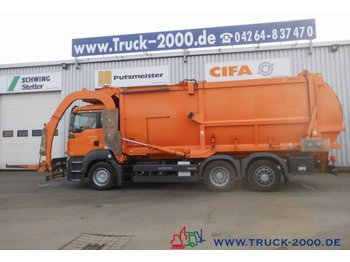 Sopbil för transportering sopor MAN TGA 26.320 Hüffermann Frontlader mit Waage*31m³*: bild 1