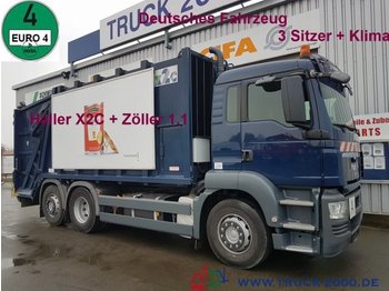 Sopbil för transportering sopor MAN TGS 26.320 Haller X2 + Zöller 1.1 Deutscher LKW: bild 1