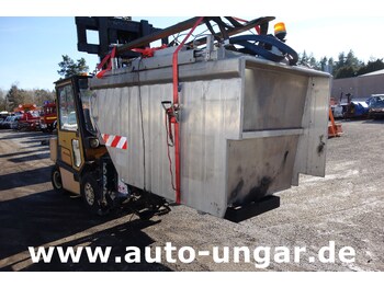 Sopbil för transportering sopor Multicar Müllaufbau PB400 Aluaufbau mit Hilfsrahmen 4m³ Kipper Presse Lifter: bild 3