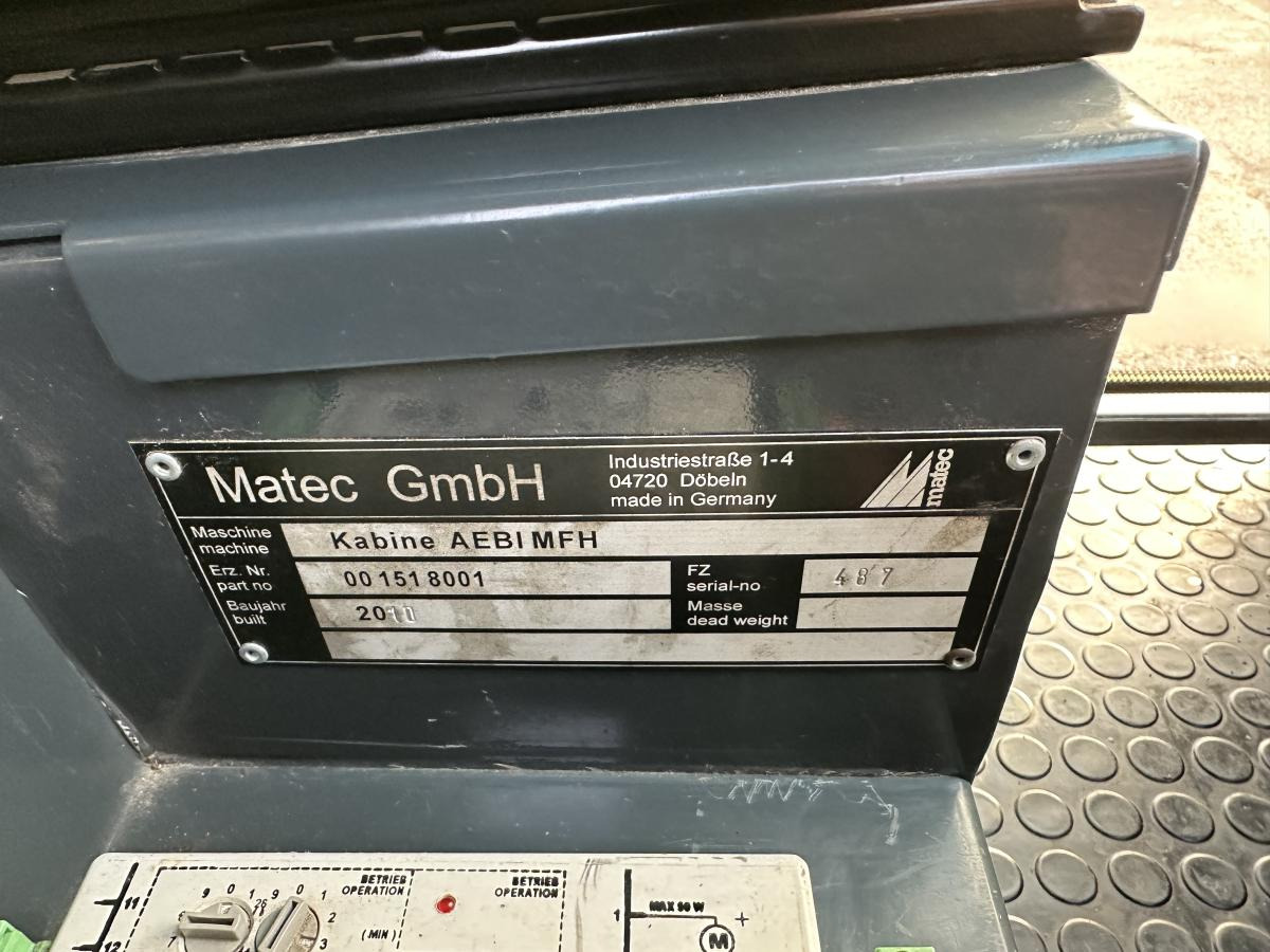 Sopmaskin AEBI MATEC MFH 2500 Kehrmaschine Klima 3 Besen