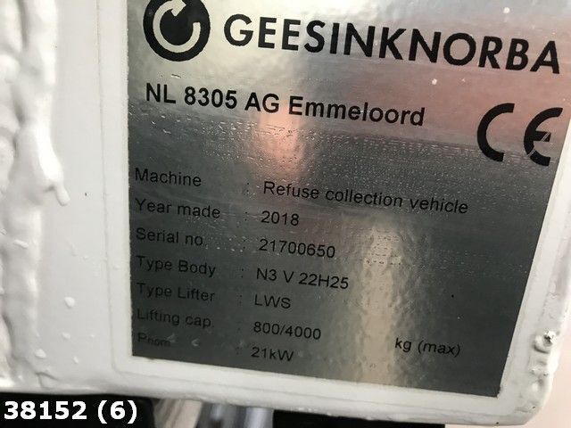 Sopbil Volvo FE 320 GeesinkNorba: bild 15