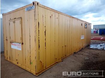 Sjöcontainer 28' x 9' AV ECO 12v Flat Sided 8 x Person Self-Contained Welfare Unit c/w Separate Office, Mains Flushing Toilet, 2 x UPVC Windows, Low Level Lifting Points, FLT Pockets, Stephill Super Silenced Gener: bild 1