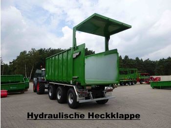 EURO-Jabelmann Container 4500 - 6500 mm, mit hydr. Klappe, Einz  - Lastväxlarflak