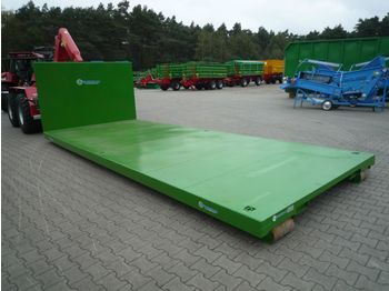 EURO-Jabelmann Container STE 5750/Plattform, Abrollcontainer, H  - Lastväxlarflak