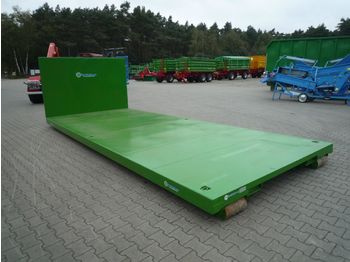 EURO-Jabelmann Container STE 6500/Plattform Abrollcontainer, Ha  - Lastväxlarflak
