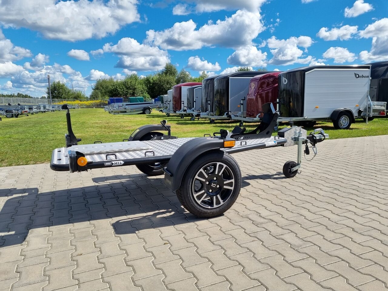 Lorries MT-1 alloy wheels, trailer for 1 motorcycle, aluminiowe felgi - MC-släp: bild 5