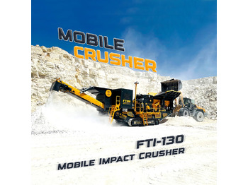 FABO FTI-130 MOBILE IMPACT CRUSHER 400-500 TPH | AVAILABLE IN STOCK - Mobilt krossverk: bild 1