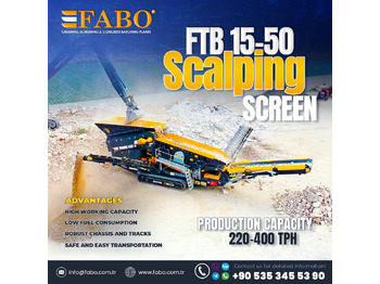 FABO FTB-1550 MOBILE SCALPING SCREEN - Mobilt krossverk: bild 1