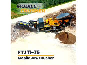 FABO FTJ-1175 MOBILE JAW CRUSHER 150-300 TPH | AVAILABLE IN STOCK - Mobilt krossverk: bild 1