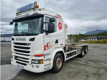 Scania G490 Super 70. 6x2 Hooklift truck. Recently eu-app - Lastväxlare lastbil: bild 1