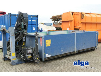Abrollcontainer, Kran Hiab 099 BS-2 Duo  - Lastväxlarflak: bild 1