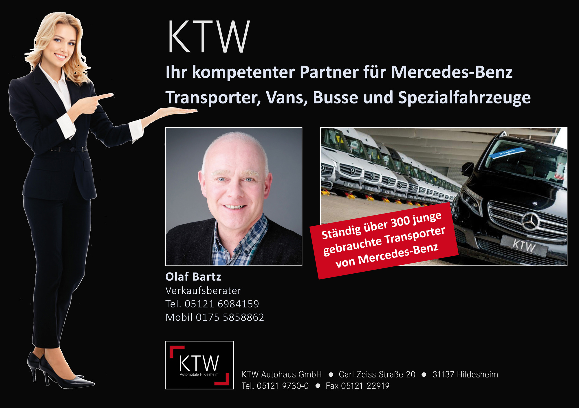 KTW Autohaus GmbH - Transportbilar MERCEDES-BENZ Vito 116 - År: 2024, skadat undefined: bild 1