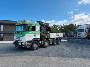 Flakbil, Kranbil Scania 164G 580 V8 Kran Hiab 280  Retarder Sattelplatte Scania 164G 580 V8 Kran Hiab 280  Retarder Sattelplatte: bild 2