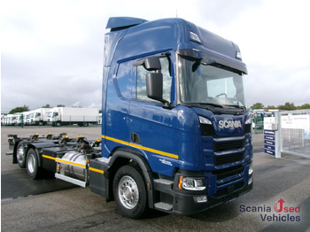 Containerbil/ Växelflak lastbil SCANIA R 410