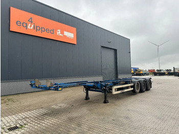 Containerbil/ Växelflak semitrailer VAN HOOL 40'