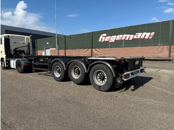 Containerbil/ Växelflak semitrailer VAN HOOL