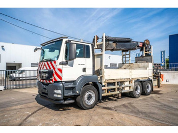 Flakbil, Kranbil MAN TGS 33.400 BB - HIAB 377 E-5 HIPRO: bild 2