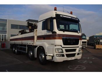 Flakbil, Kranbil MAN TGS 35.360 BL-8x2-HIAB 085: bild 3