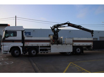 Flakbil, Kranbil MAN TGS 35.360 BL-8x2-HIAB 085: bild 4