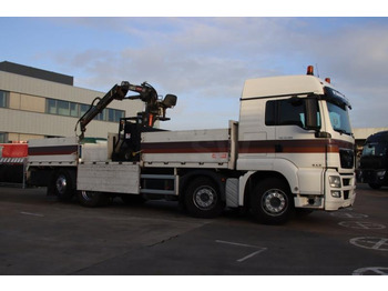 Flakbil, Kranbil MAN TGS 35.360 BL-8x2-HIAB 085: bild 5