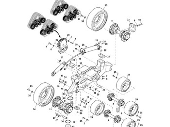 Undervagnsdelar JOHN DEERE