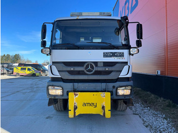 Tippbil lastbil Mercedes-Benz Axor 1824 4x4 POSSIBLE TO BUY WITH SPREADER & FRONT PLOW: bild 2