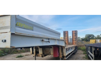 Låg lastare semitrailer